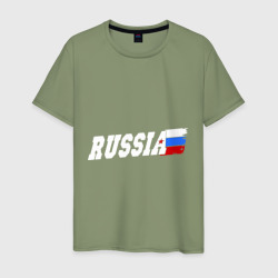 Мужская футболка хлопок Russia Россия