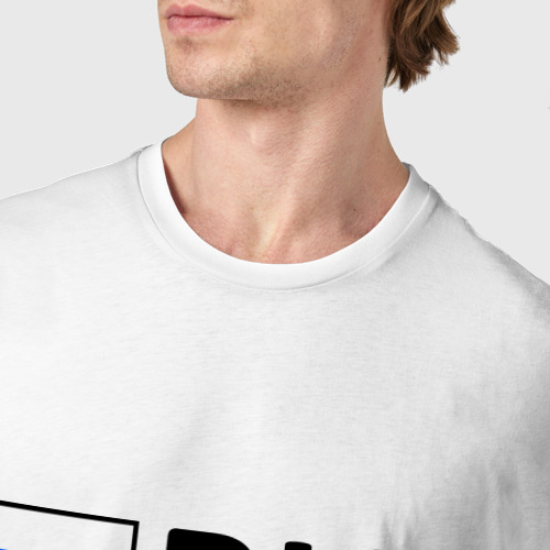 Мужская футболка хлопок Челябинская область (174), цвет белый - фото 6