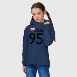 Детское худи Oversize хлопок Чеченская Республика 95 - фото 2