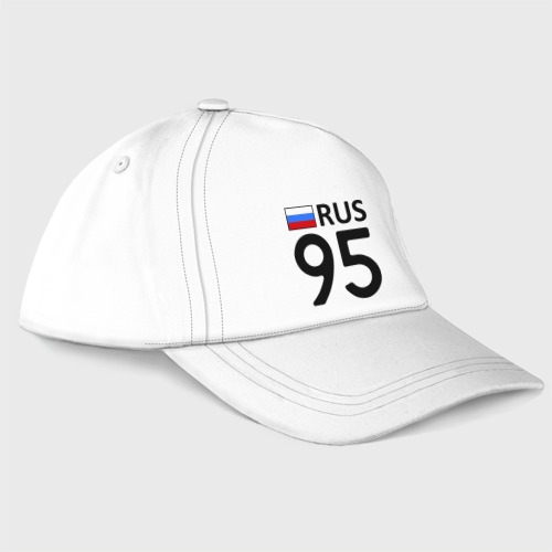 Бейсболка Чеченская Республика 95, цвет белый