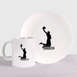 Набор: тарелка + кружка Michael Jordan