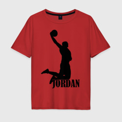 Мужская футболка хлопок Oversize Michael Jordan