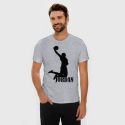 Мужская футболка хлопок Slim Michael Jordan - фото 2