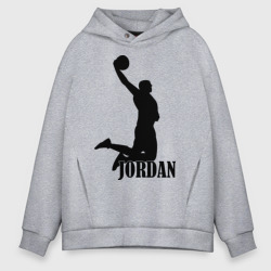 Мужское худи Oversize хлопок Michael Jordan