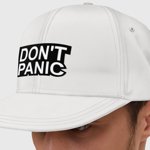 Кепка снепбек с прямым козырьком Don't panic