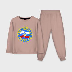 Детская пижама с лонгсливом хлопок МЧС России