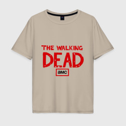 Мужская футболка хлопок Oversize The walking dead
