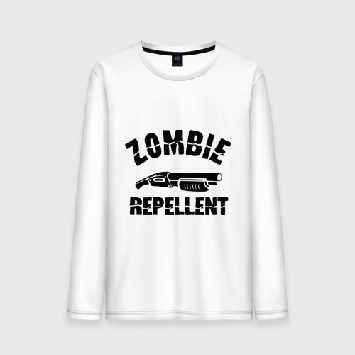 Мужской лонгслив хлопок Zombie repellent