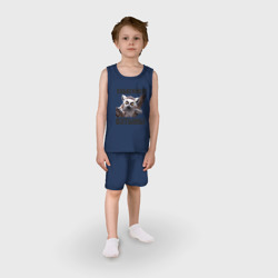 Детская пижама с шортами хлопок Узбагойся, озтынь - фото 2