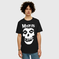 Мужская футболка хлопок Oversize Misfits - фото 2