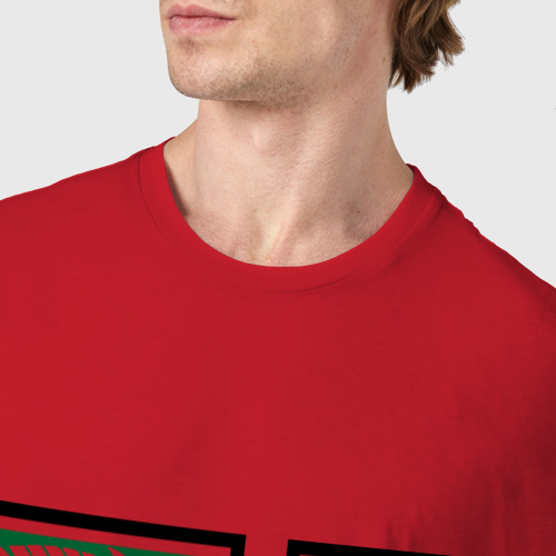 Мужская футболка хлопок GTA logo, цвет красный - фото 6