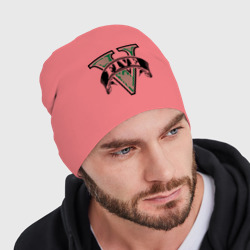Мужская шапка демисезонная GTA logo - фото 2