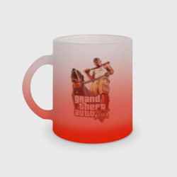 Кружка матовая стеклянная GTA 5