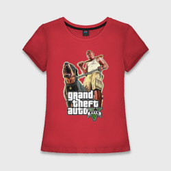 Женская футболка хлопок Slim GTA 5