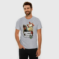 Мужская футболка хлопок Slim GTA 5 - фото 2