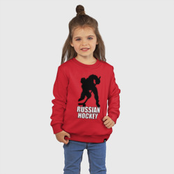 Детский свитшот хлопок Russian hockey Русский хоккей - фото 2