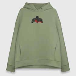 Женское худи Oversize хлопок WorkOut GTA Style