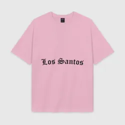 Женская футболка Oversize хлопок texturе Los Santos