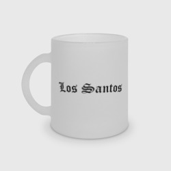 Кружка матовая стеклянная Los Santos