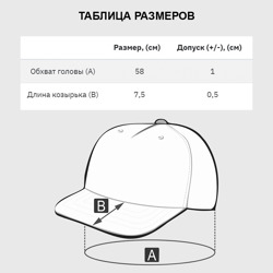 Кепка с принтом Есть Анна для ребенка, вид на модели спереди №8. Цвет основы: белый