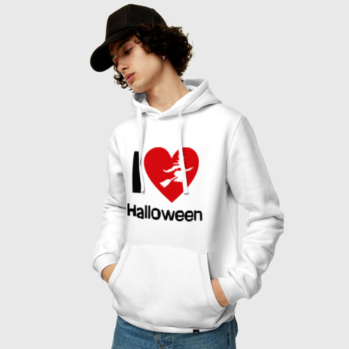 Мужская толстовка хлопок I love halloween (Я люблю  хэллоуин) - фото 3