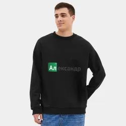 Мужской свитшот oversize без начеса хлопок Александр - фото 2