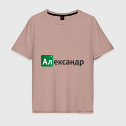 Мужская футболка хлопок Oversize Александр