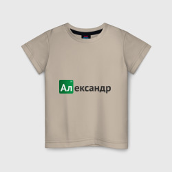 Детская футболка хлопок Александр