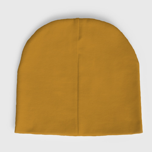 Женская шапка демисезонная Знатный водила, цвет горчичный - фото 2