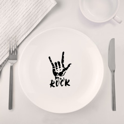 Набор: тарелка + кружка Рок (Rock) - фото 2