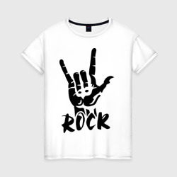 Женская футболка хлопок Рок Rock