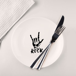 Рок Rock – Тарелка с принтом купить