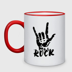 Кружка двухцветная Рок Rock