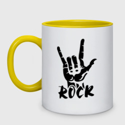 Кружка двухцветная Рок Rock