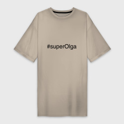 Платье-футболка хлопок #superOlga