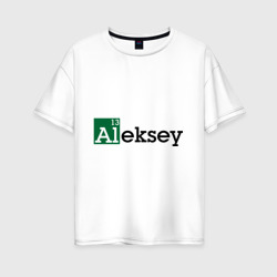 Женская футболка хлопок Oversize Aleksey