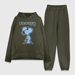 Женский костюм хлопок Oversize Snoopy