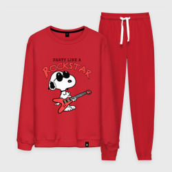 Мужской костюм хлопок Snoopy Rockstar