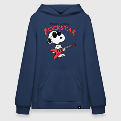 Худи SuperOversize хлопок Snoopy Rockstar