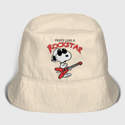 Женская панама хлопок Snoopy Rockstar