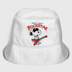 Женская панама хлопок Snoopy Rockstar