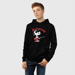 Детская толстовка хлопок Snoopy Rockstar - фото 2