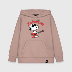 Детская толстовка хлопок Snoopy Rockstar