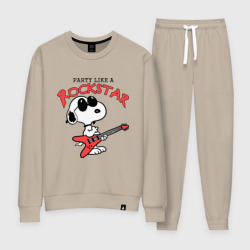 Женский костюм хлопок Snoopy Rockstar