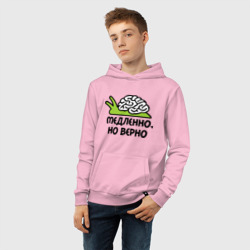 Детская толстовка хлопок Медленно но верно - фото 2