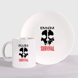 Набор: тарелка + кружка Eminem - Survival
