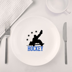 Набор: тарелка + кружка Hockey Хоккей - фото 2