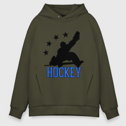 Мужское худи Oversize хлопок Hockey Хоккей