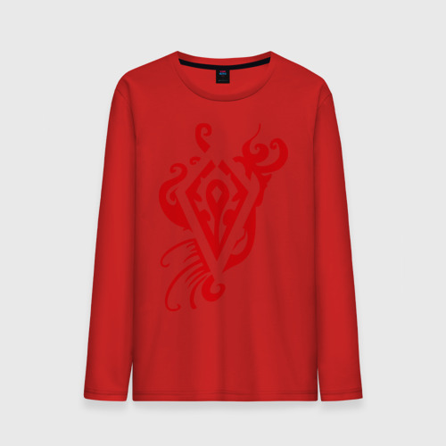 Мужской лонгслив хлопок horde red Фото 01 Мужской лонгслив хлопок horde red Фото 01