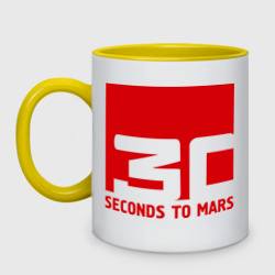 Кружка двухцветная 30 Seconds to mars